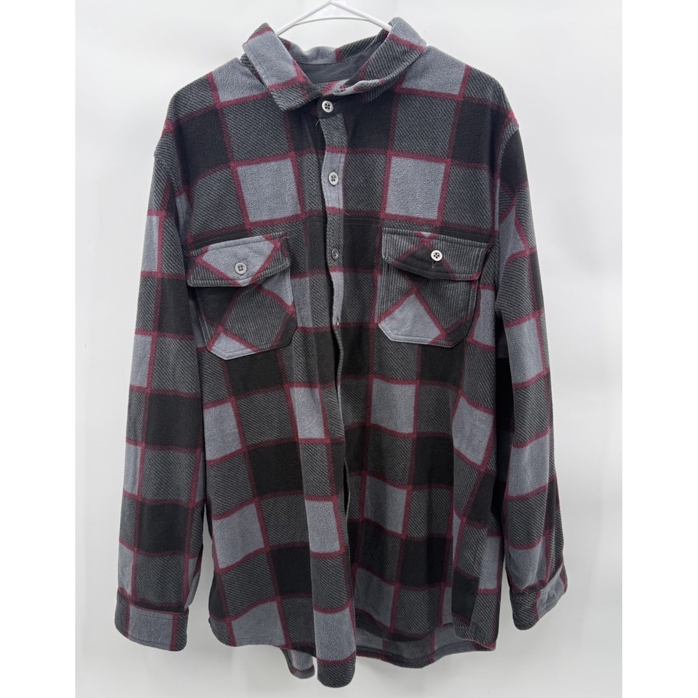 Freedom Foundry Long Sleeve Fleece Button Up Shirt, Men's Size‎ Large, NWT